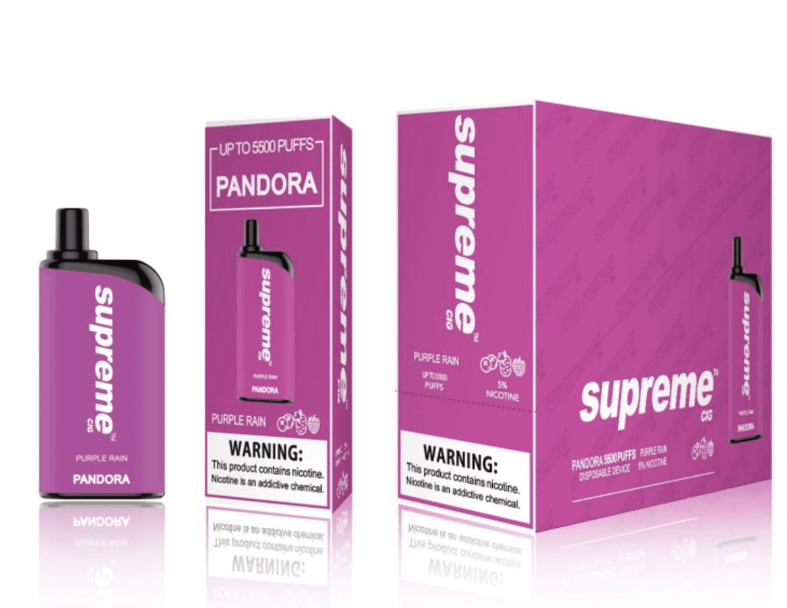 Supreme Pandora Disposable Purple Rain |5500 Puffs
