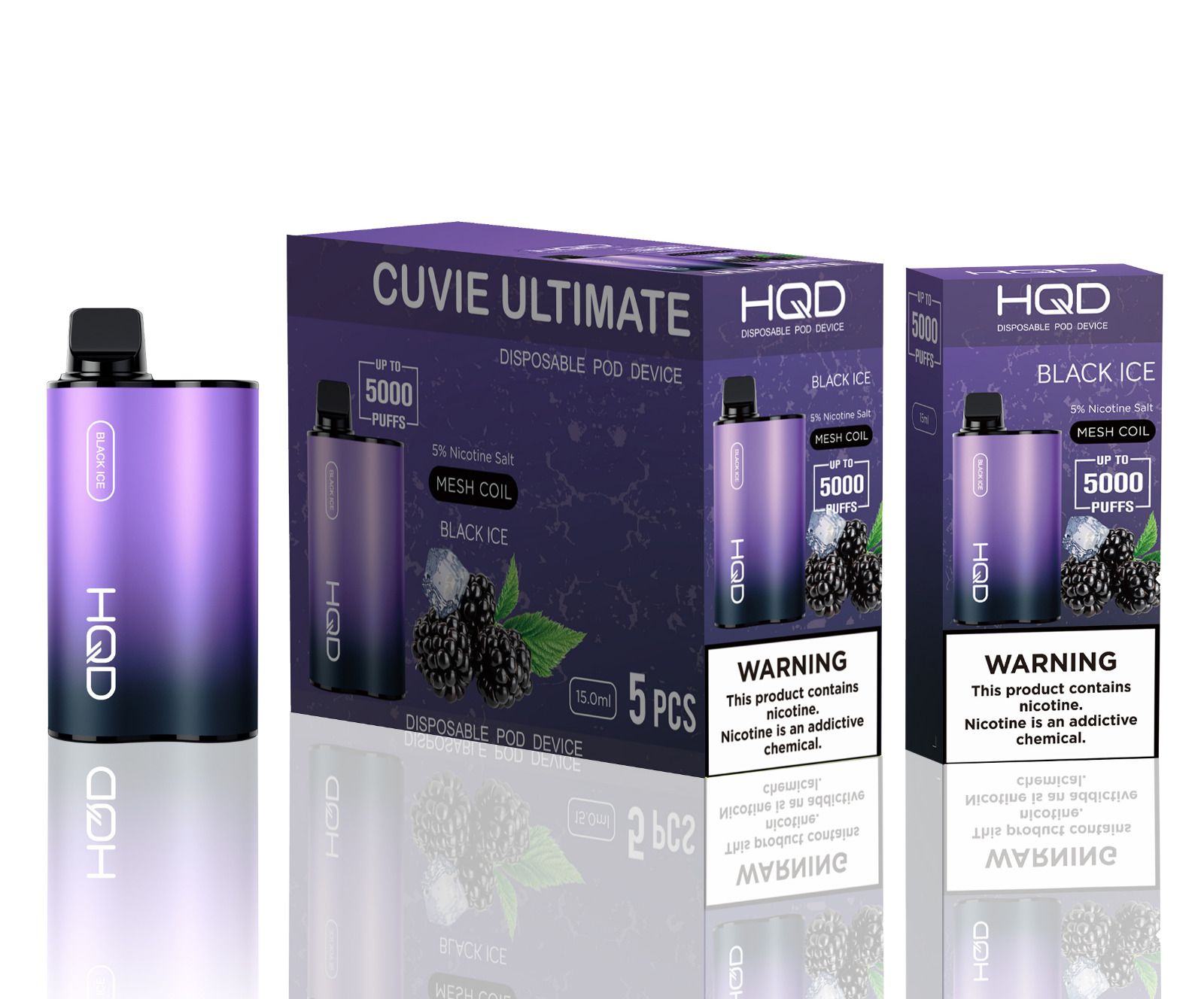 HQD Cuvie Unlimited ICE MINT 5000 puff HQD Cuvie Unlimited ICE MINT 5000 puff